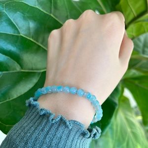 Blue gemstone bracelet